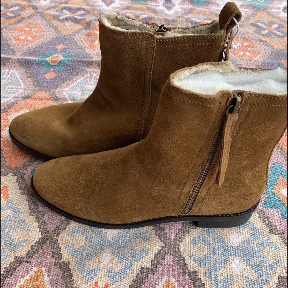 H&M Real Suede Boots Sz 8.5
